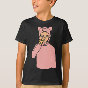 Animal Asl Hand Gesture Deaf Hearing Loss Awarenes T-Shirt