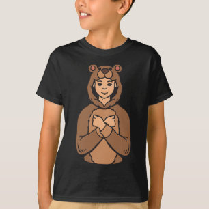 Animal Asl Hand Gesture Deaf Hearing Loss Awarenes T-Shirt