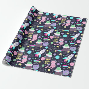 Animal Astronauts  Wrapping Paper