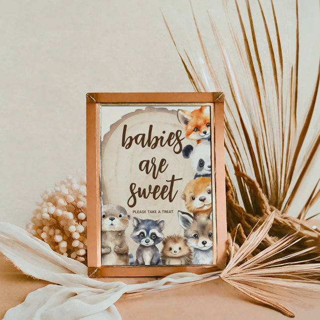 Animal Baby Shower Babies are Sweet Sign (Creator Uploaded)