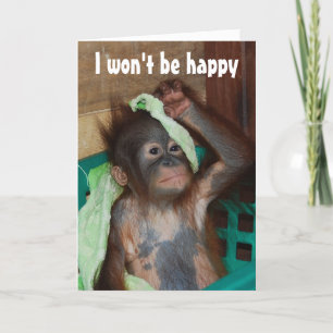 Animal Baby Valentine Holiday Card