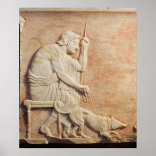 Animal baiting poster