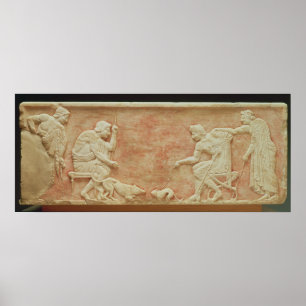 Animal baiting poster