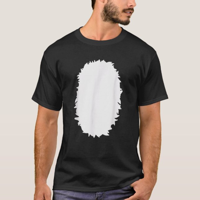 Animal Belly Chest Halloween Costume Bear Deer Sku T-Shirt (Front)