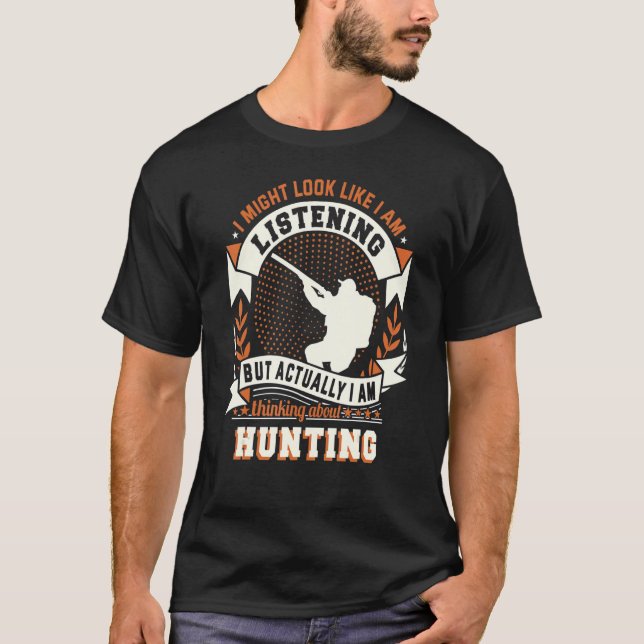 Animal best hunter wildlife hunting dad deer hunt T-Shirt (Front)