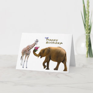 Animal Birthday Greeting Card