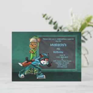 Animal Birthday Party Invitation