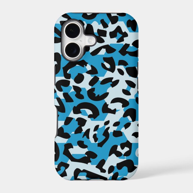 Animal Blue Leopard Pattern iPhone5 Case (Back)