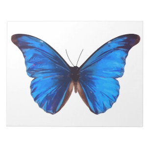 Animal Butterfly Insect Nature Morpho Blue Post-it Notepad
