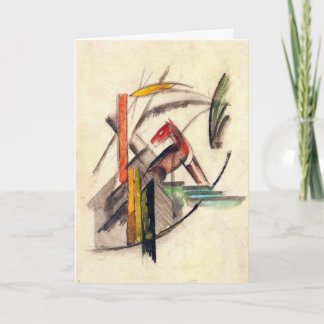 Animal by Franz Marc, Vintage Expressionism Art Card