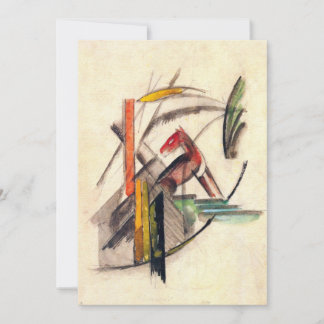 Animal by Franz Marc, Vintage Expressionism Art Invitation