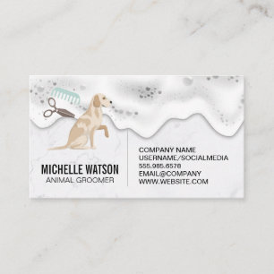 Animal Care   Dog Wash Soap Suds Business Card