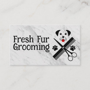 Animal Care   Groomer Hair Cutting Tools Business Card
