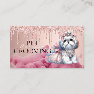 Animal Care Pet Grooming Spa Salon Puppy Business Card