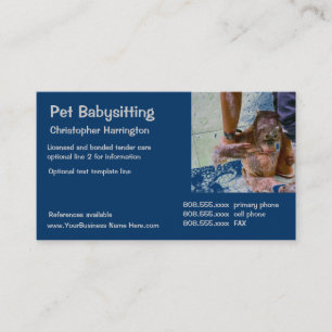 Animal Caretaker Business Card
