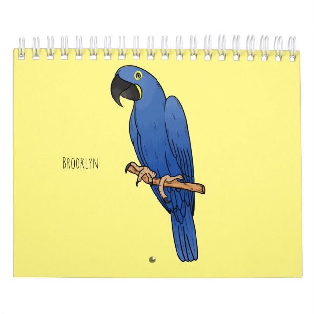 Animal cartoon illustration calendar (Cover)
