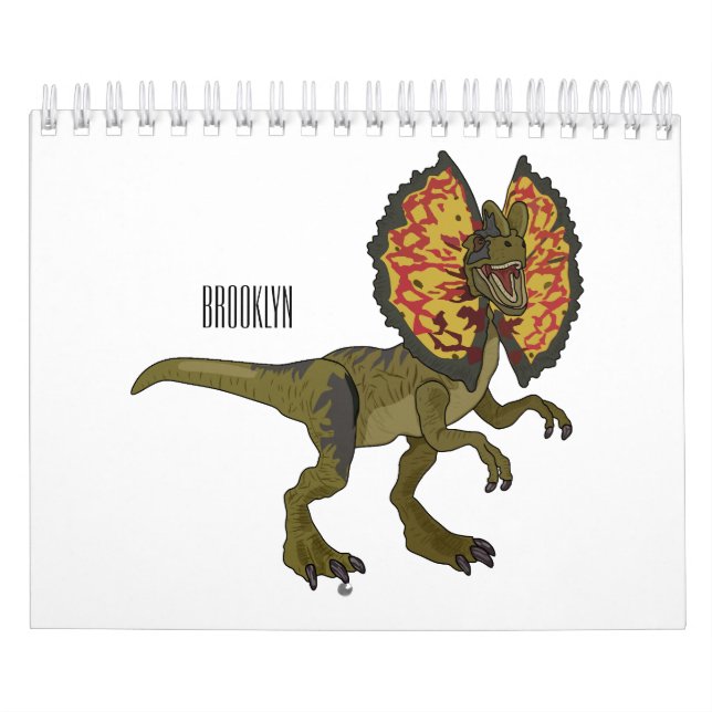 Animal cartoon illustration calendar (Cover)