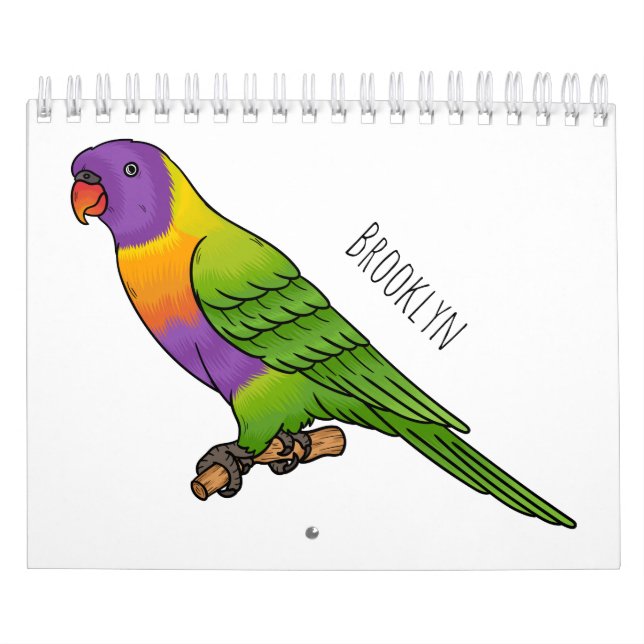 Animal cartoon illustration calendar (Cover)
