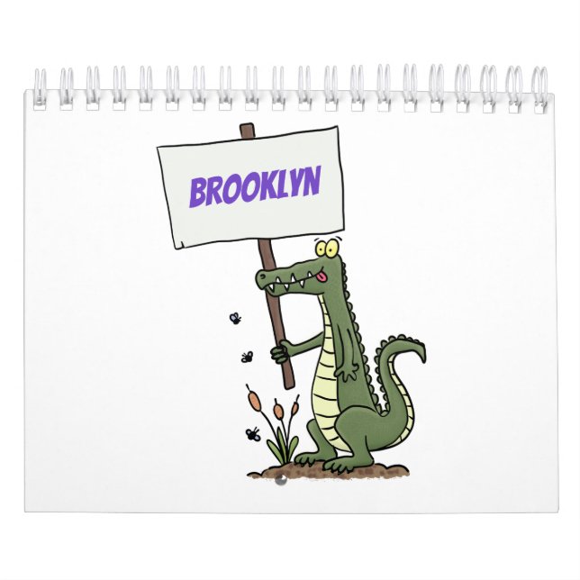 Animal cartoon illustration calendar (Cover)