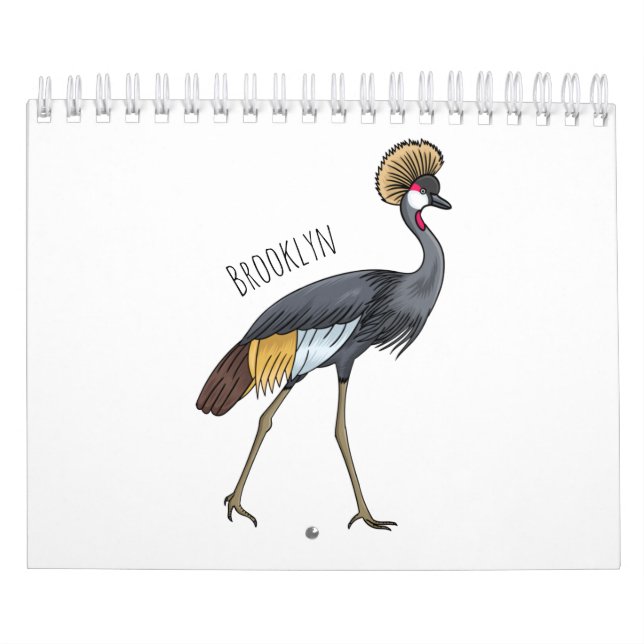 Animal cartoon illustration calendar (Cover)