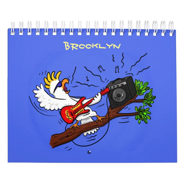 Animal cartoon illustration calendar (Cover)