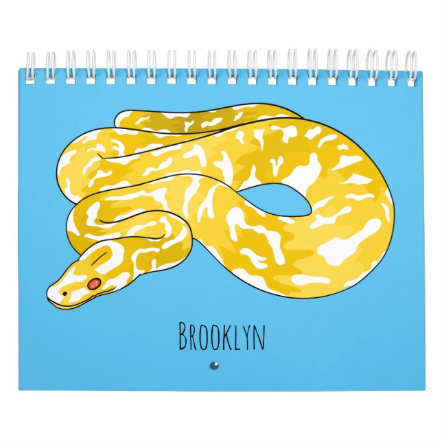 Animal cartoon illustration calendar (Cover)