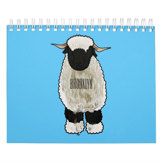 Animal cartoon illustration calendar (Cover)