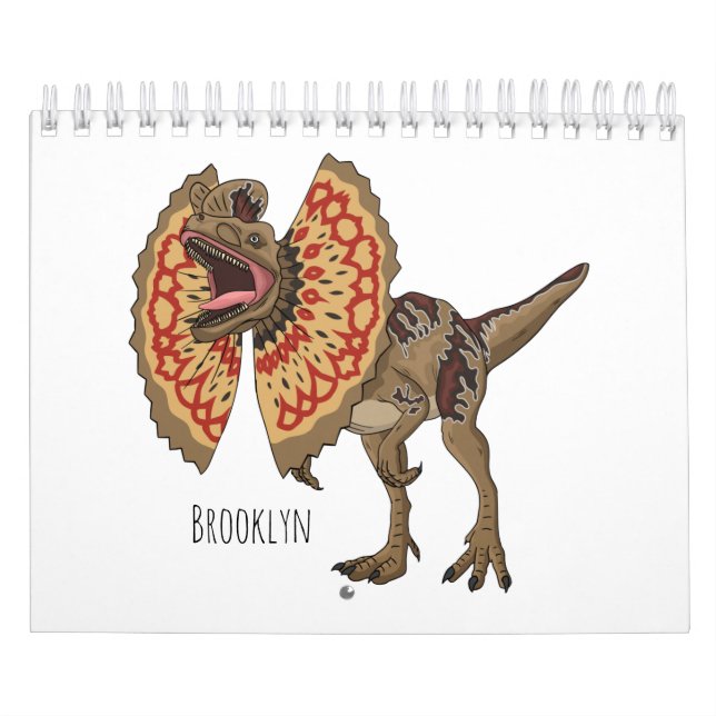 Animal cartoon illustration calendar (Cover)
