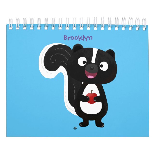 Animal cartoon illustration calendar (Cover)