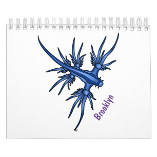 Animal cartoon illustration calendar