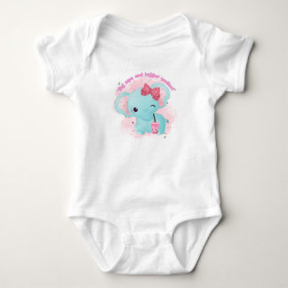 ANIMAL CARTOON QUOTE BABY BODYSUIT
