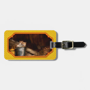 Animal - Cat - Bucket of fun Luggage Tag