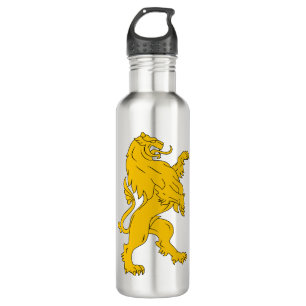 Animal Cat Heraldry Lion Mammal Stylised 710 Ml Water Bottle