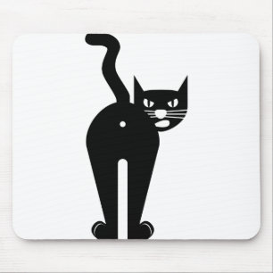 Animal Cat Mammal Silhouette Mouse Mat