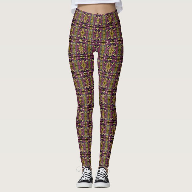Animal Cats Pattern Leggings (Front)