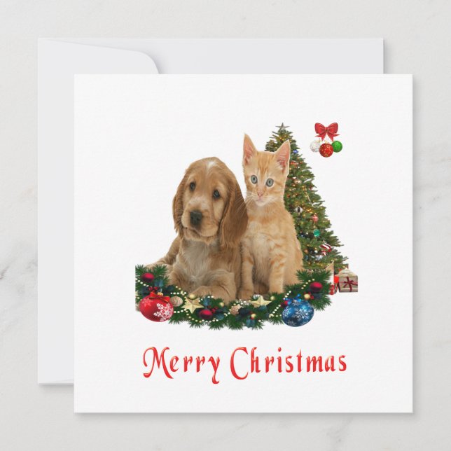 Animal Christmas cards (Front)