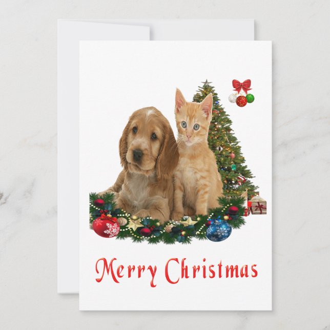 Animal Christmas cards (Front)