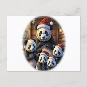 Animal Christmas Postcard