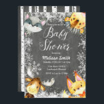 Animal Christmas Woodland Baby Shower Invitations<br><div class="desc">Animal Christmas Chalkboard Woodland Baby Shower Invitations are perfect for your winter baby shower with winter rustic style.</div>