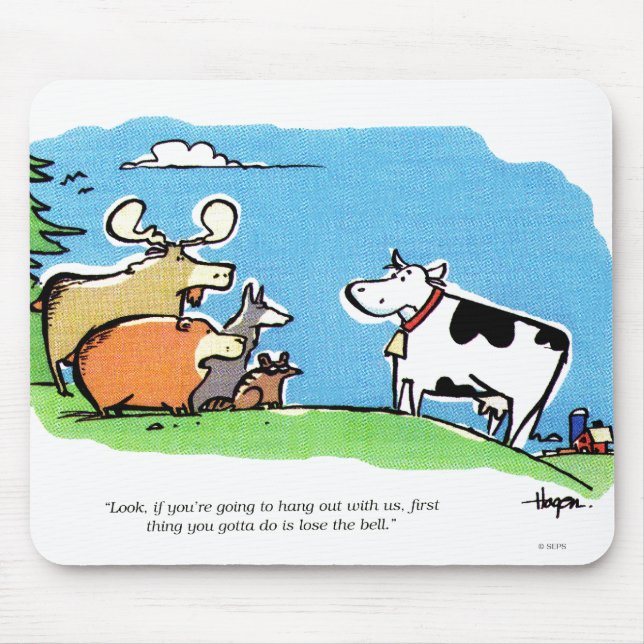 Animal Click Mouse Mat (Front)