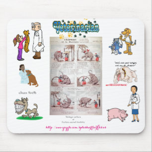 "Animal Clinic" Mouse Mat