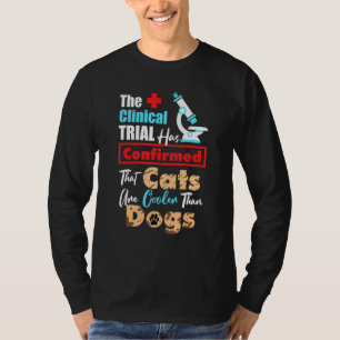 Animal Clinical Trial Cat Graphic T-Shirt