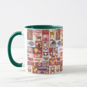 Animal Collage Mug