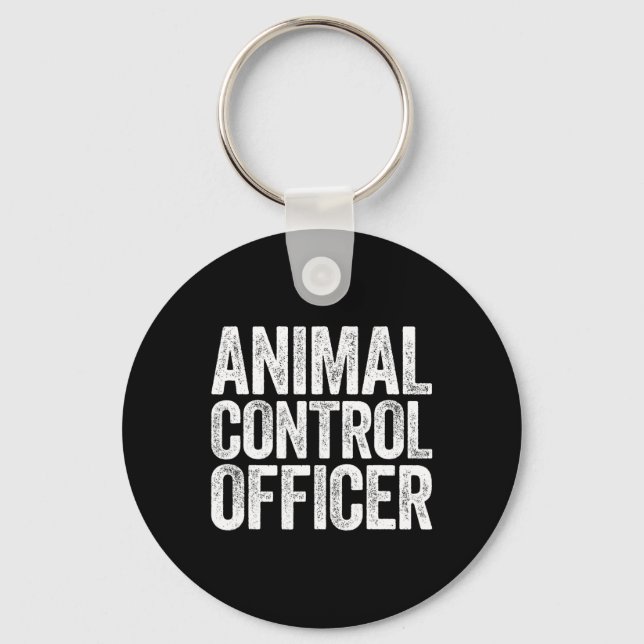 Animal Control Officer Matching Costume  Key Ring (Front)
