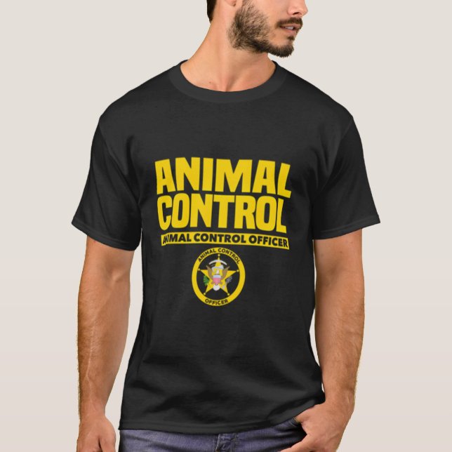 Animal Control Rescue Officer Public Safety Unifor T-Shirt (Front)