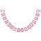Animal Cookie Birthday Bunting Banner - Magenta