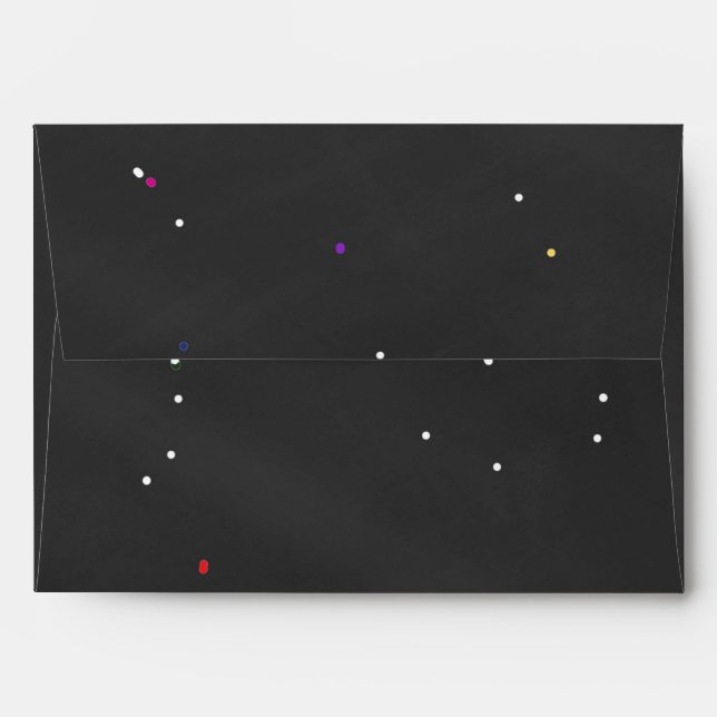 Animal Cookie Sprinkles Shower Invitation Envelope (Back (Top Flap))