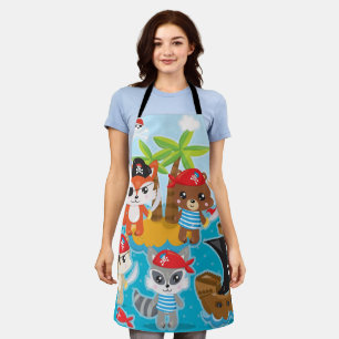 Animal Crew Pirate Party Apron
