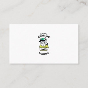 Animal crossing boomer business card