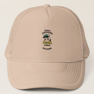 Animal crossing boomer trucker hat